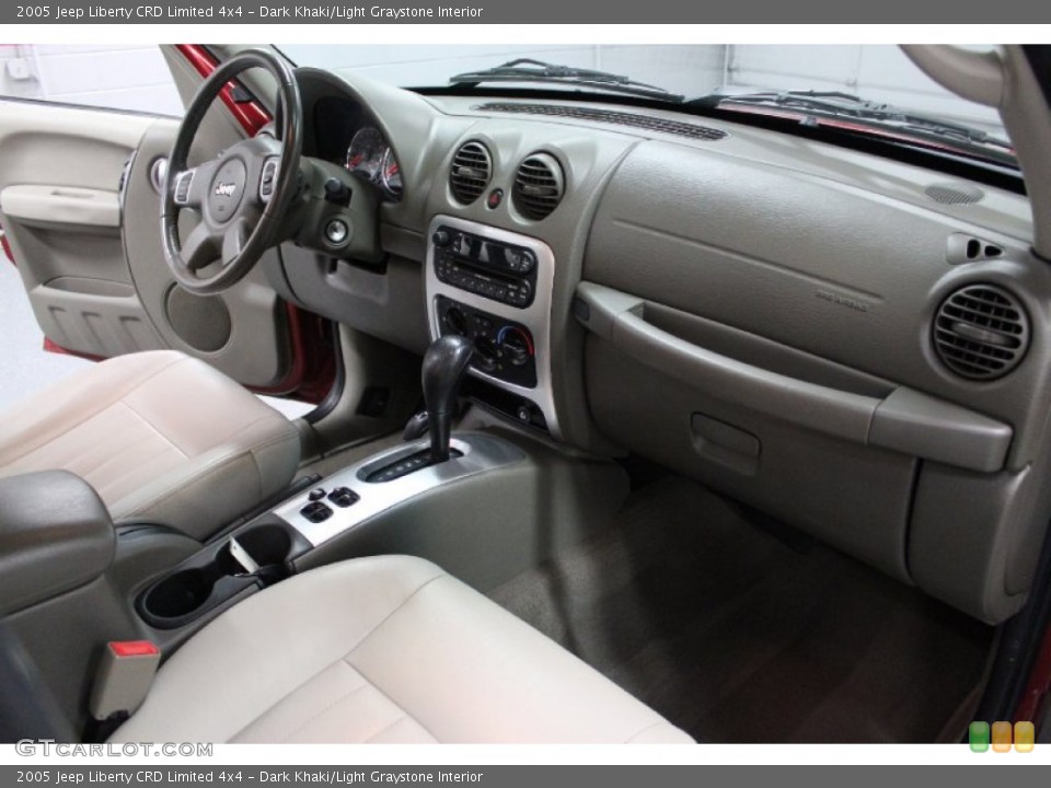 Dark Khaki/Light Graystone Interior Dashboard for the 2005 Jeep Liberty CRD Limited 4x4 #78248305