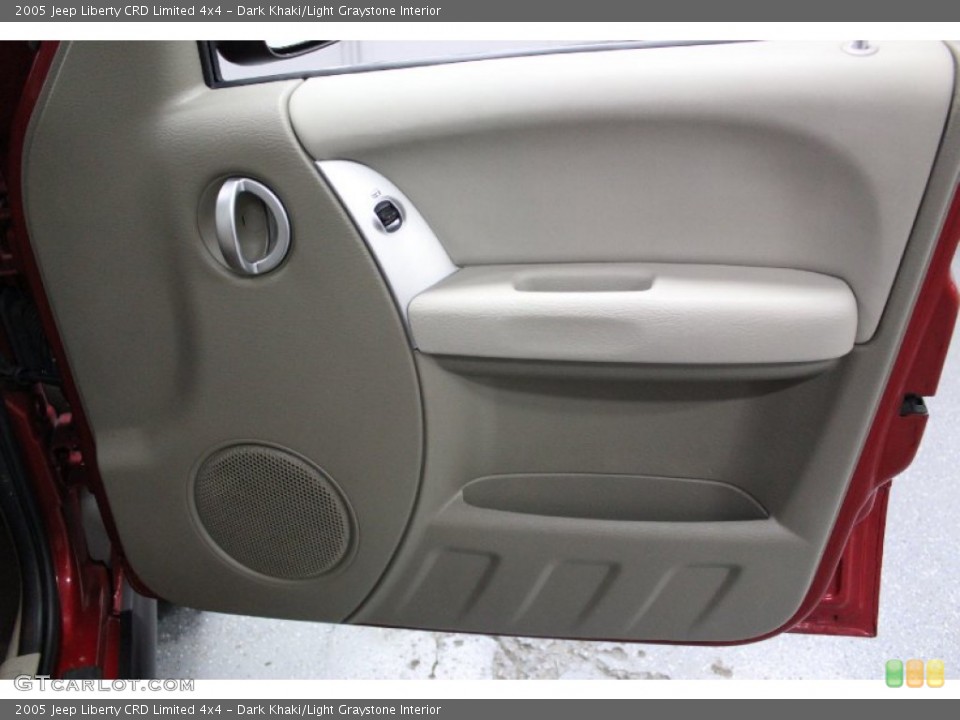 Dark Khaki/Light Graystone Interior Door Panel for the 2005 Jeep Liberty CRD Limited 4x4 #78248324