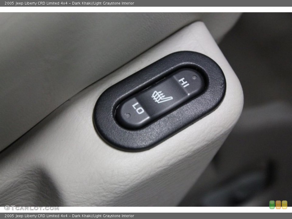 Dark Khaki/Light Graystone Interior Controls for the 2005 Jeep Liberty CRD Limited 4x4 #78248380