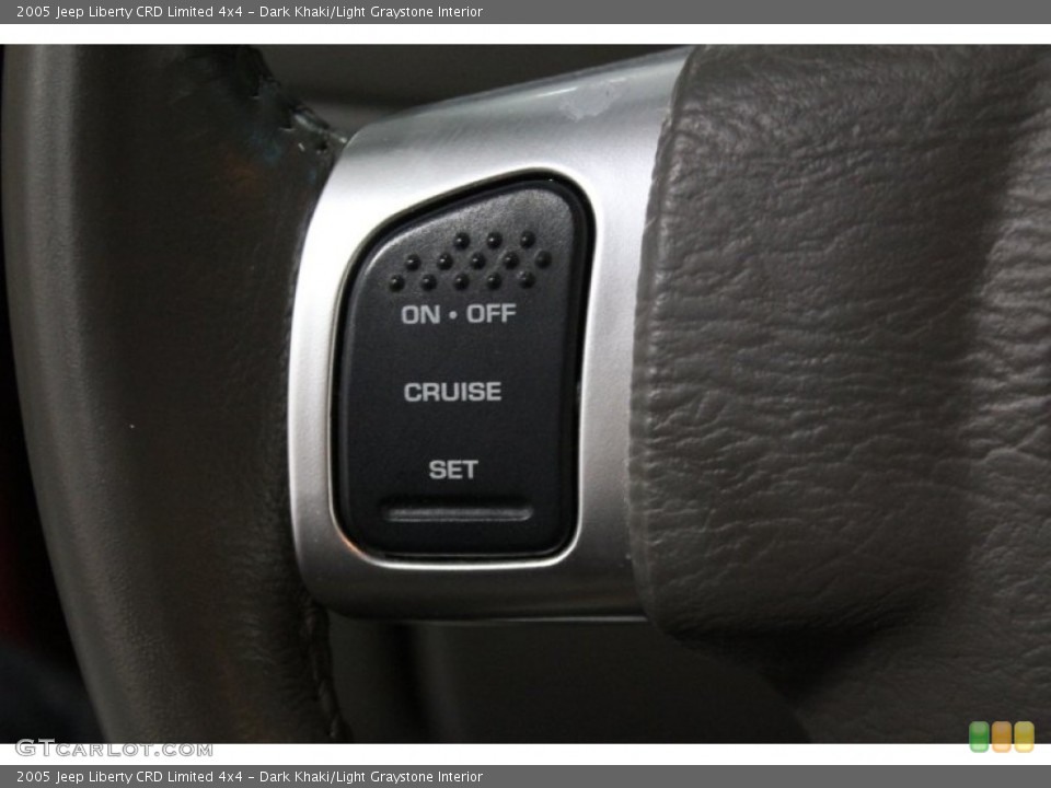 Dark Khaki/Light Graystone Interior Controls for the 2005 Jeep Liberty CRD Limited 4x4 #78248467