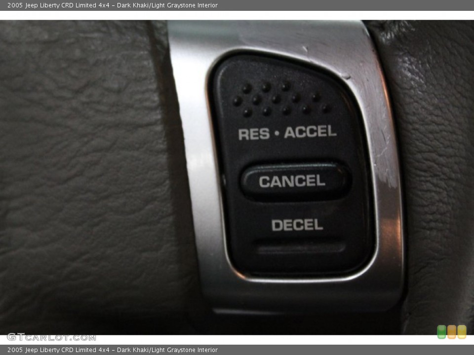 Dark Khaki/Light Graystone Interior Controls for the 2005 Jeep Liberty CRD Limited 4x4 #78248488