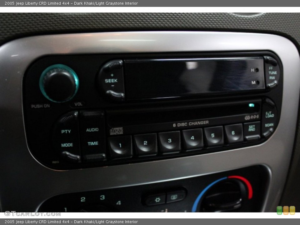 Dark Khaki/Light Graystone Interior Audio System for the 2005 Jeep Liberty CRD Limited 4x4 #78248575