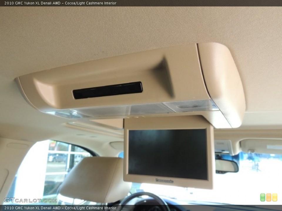 Cocoa/Light Cashmere Interior Entertainment System for the 2010 GMC Yukon XL Denali AWD #78248715