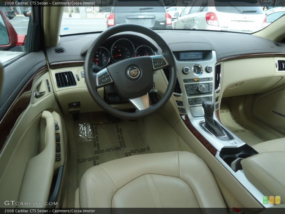 Cashmere/Cocoa Interior Prime Interior for the 2008 Cadillac CTS Sedan #78249043