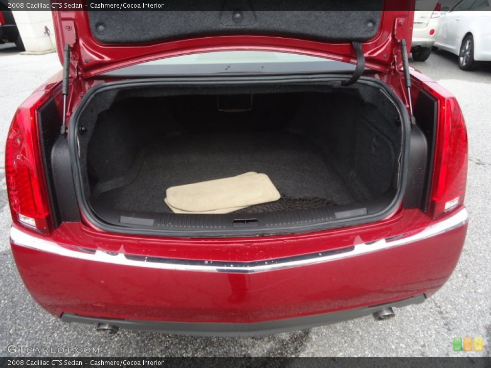 Cashmere/Cocoa Interior Trunk for the 2008 Cadillac CTS Sedan #78249220