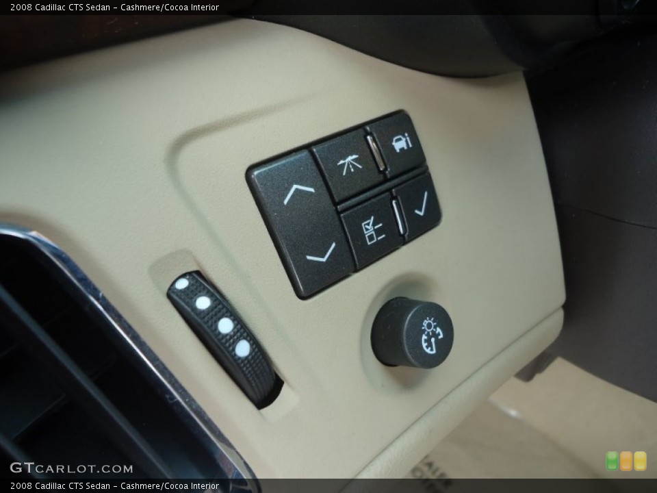 Cashmere/Cocoa Interior Controls for the 2008 Cadillac CTS Sedan #78249296