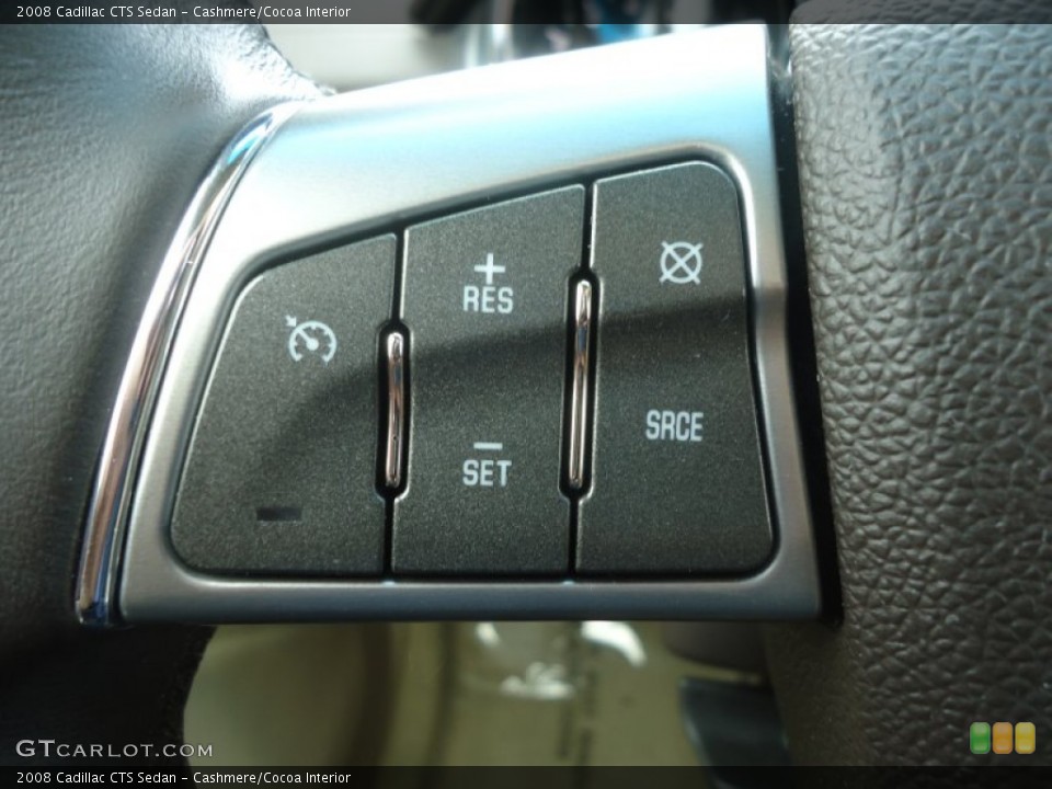 Cashmere/Cocoa Interior Controls for the 2008 Cadillac CTS Sedan #78249350