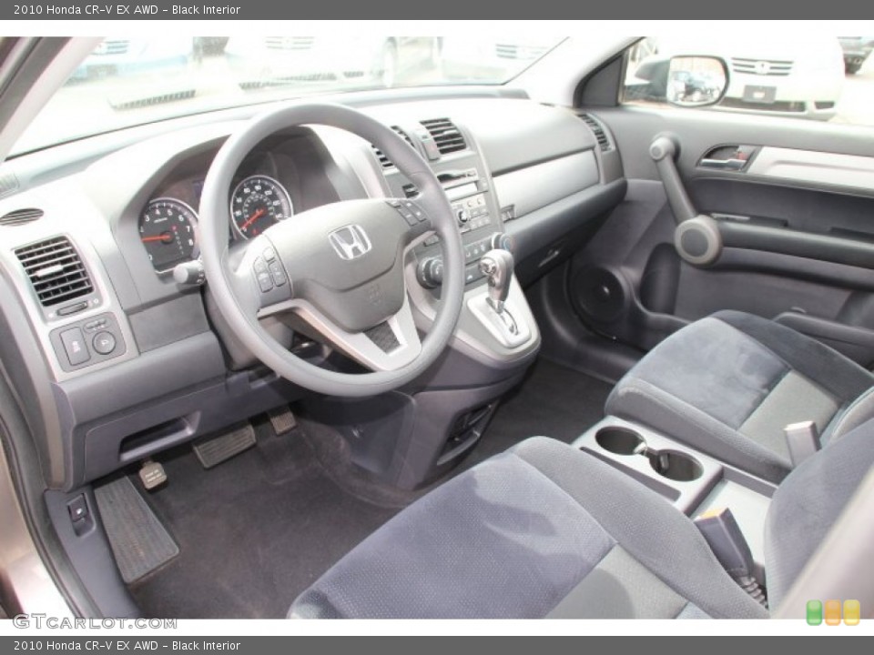 Black Interior Prime Interior for the 2010 Honda CR-V EX AWD #78249541