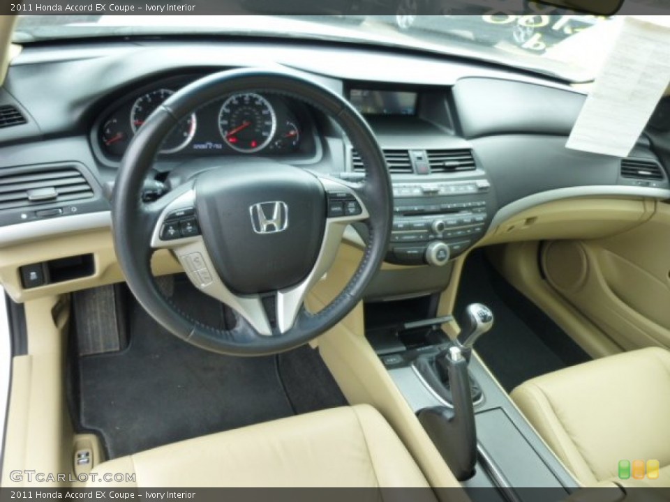 Ivory Interior Prime Interior for the 2011 Honda Accord EX Coupe #78249571