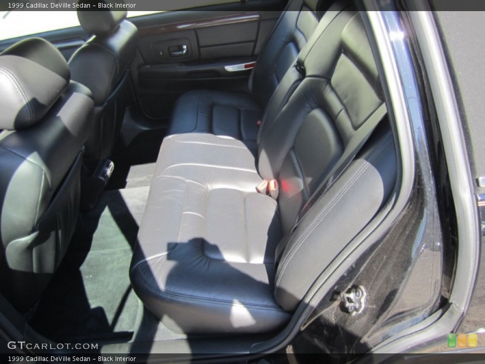 Black Interior Rear Seat for the 1999 Cadillac DeVille Sedan #78249801