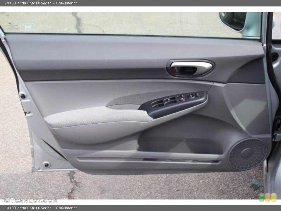 Gray Interior Door Panel for the 2010 Honda Civic LX Sedan #78249943