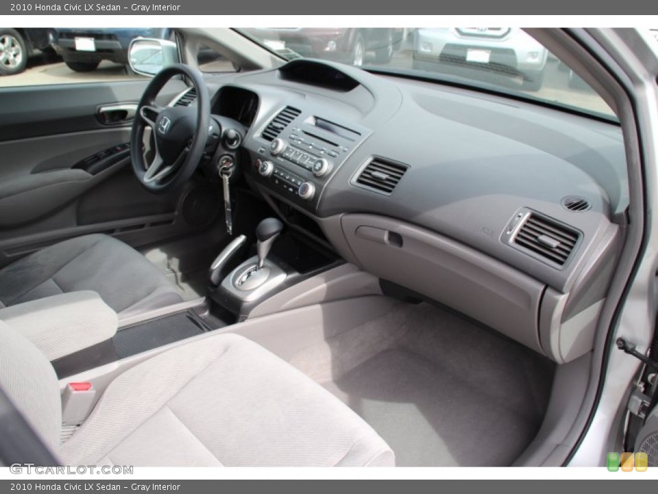 Gray Interior Dashboard for the 2010 Honda Civic LX Sedan #78250214