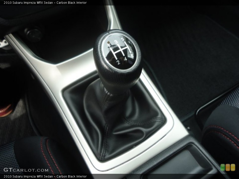 Carbon Black Interior Transmission for the 2010 Subaru Impreza WRX Sedan #78250742