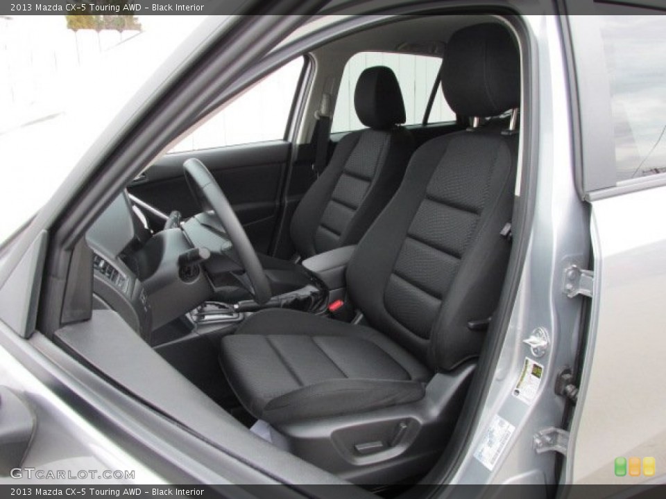 Black Interior Front Seat for the 2013 Mazda CX-5 Touring AWD #78250830