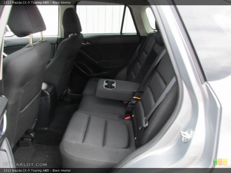 Black Interior Rear Seat for the 2013 Mazda CX-5 Touring AWD #78250932