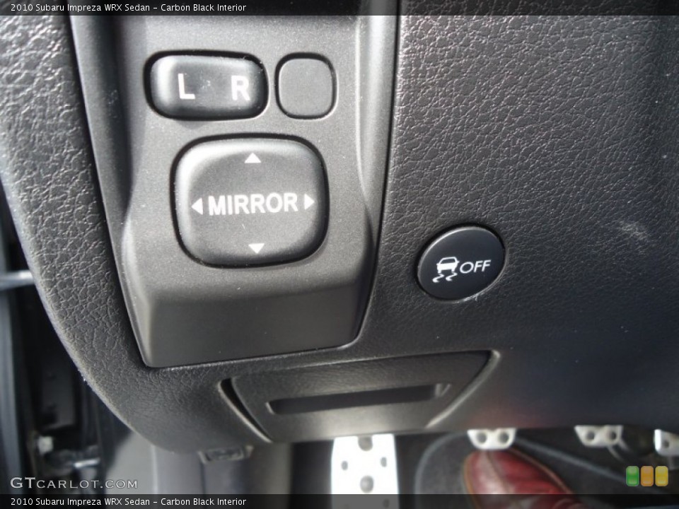 Carbon Black Interior Controls for the 2010 Subaru Impreza WRX Sedan #78250960