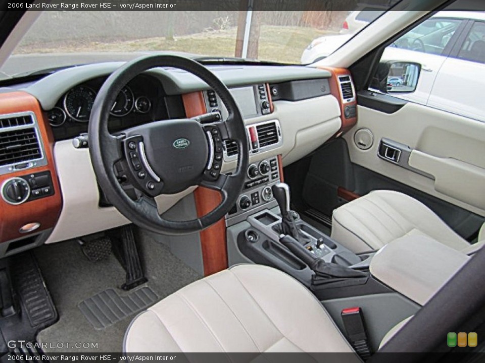 Ivory/Aspen 2006 Land Rover Range Rover Interiors