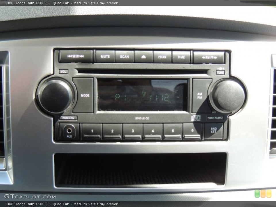 Medium Slate Gray Interior Audio System for the 2008 Dodge Ram 1500 SLT Quad Cab #78251375