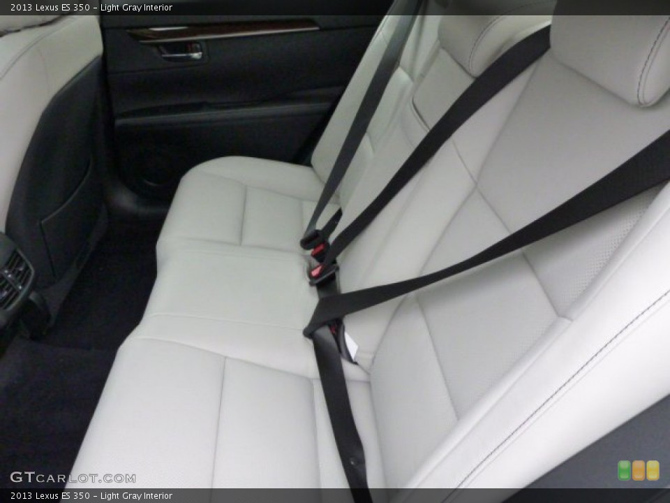 Light Gray Interior Rear Seat for the 2013 Lexus ES 350 #78251738