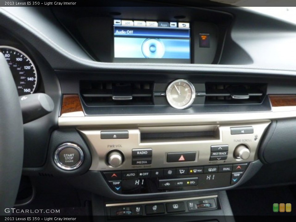 Light Gray Interior Controls for the 2013 Lexus ES 350 #78251881