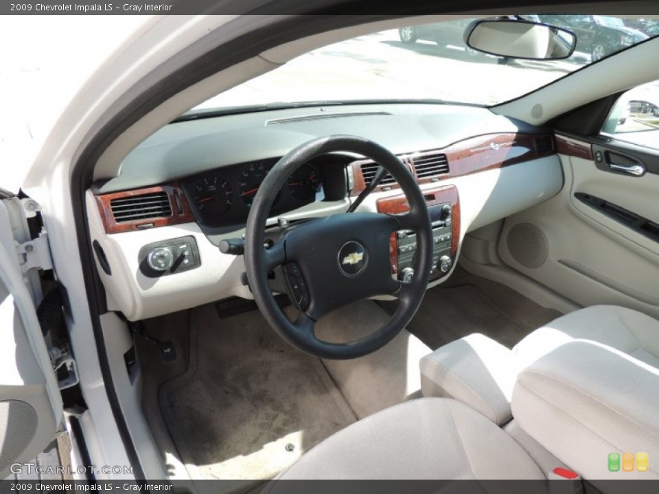 Gray Interior Prime Interior for the 2009 Chevrolet Impala LS #78252385
