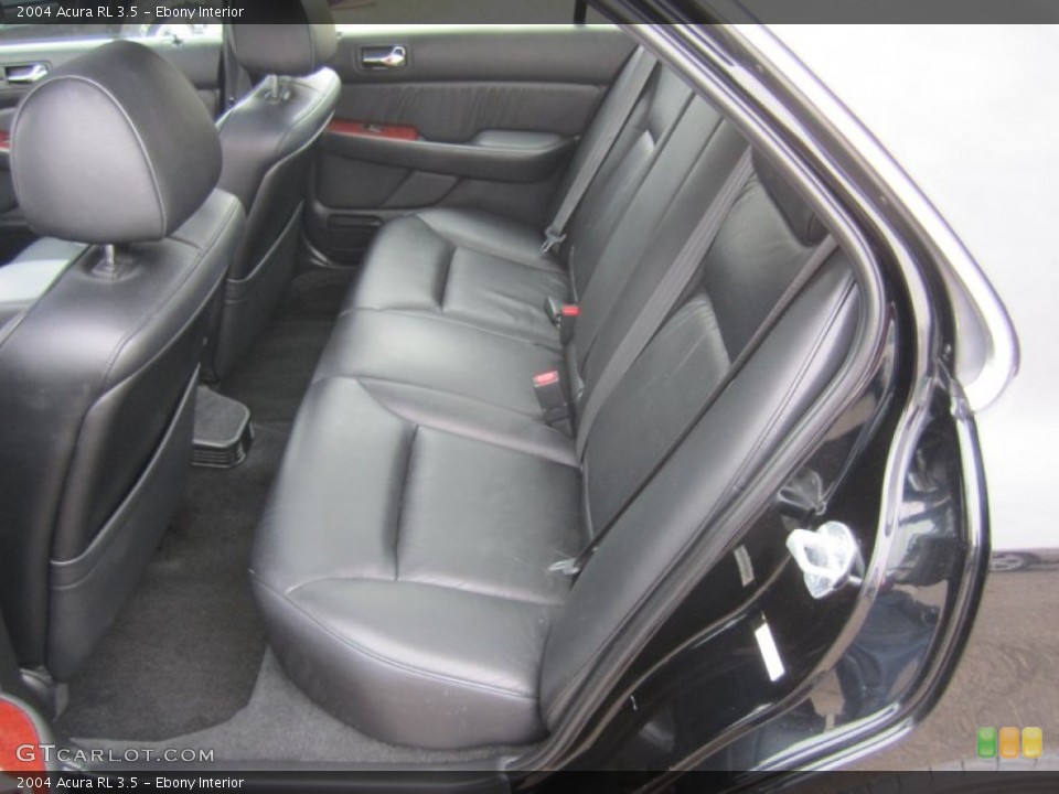Ebony Interior Rear Seat for the 2004 Acura RL 3.5 #78252558