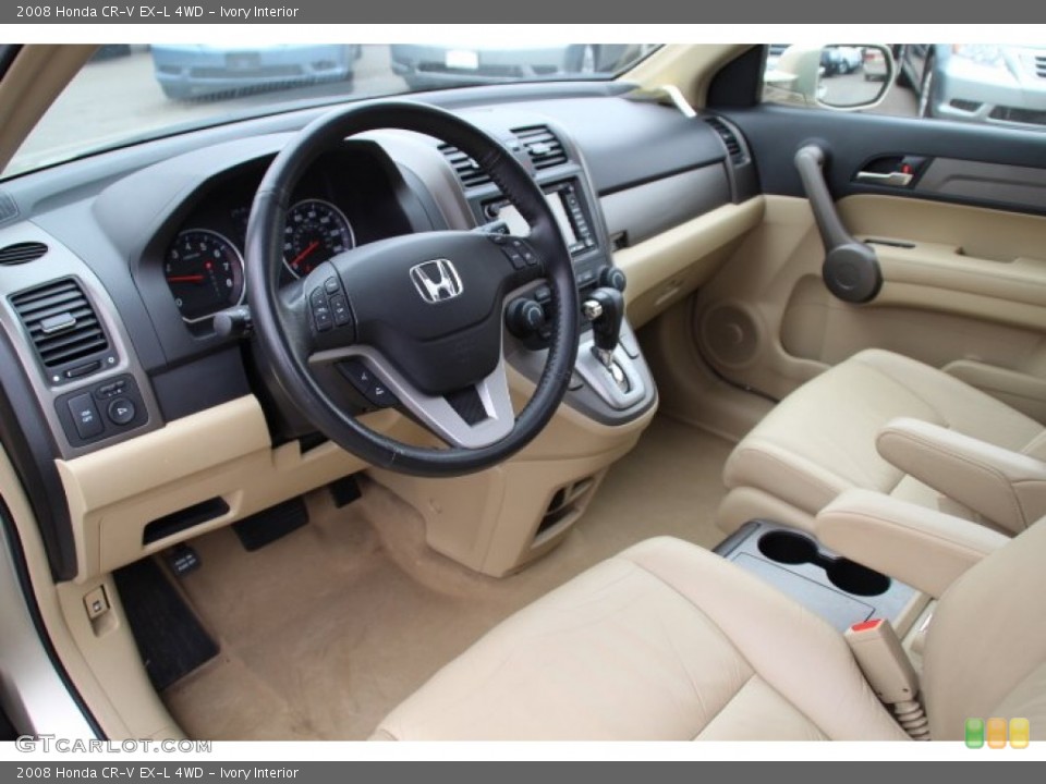 Ivory Interior Prime Interior for the 2008 Honda CR-V EX-L 4WD #78252565