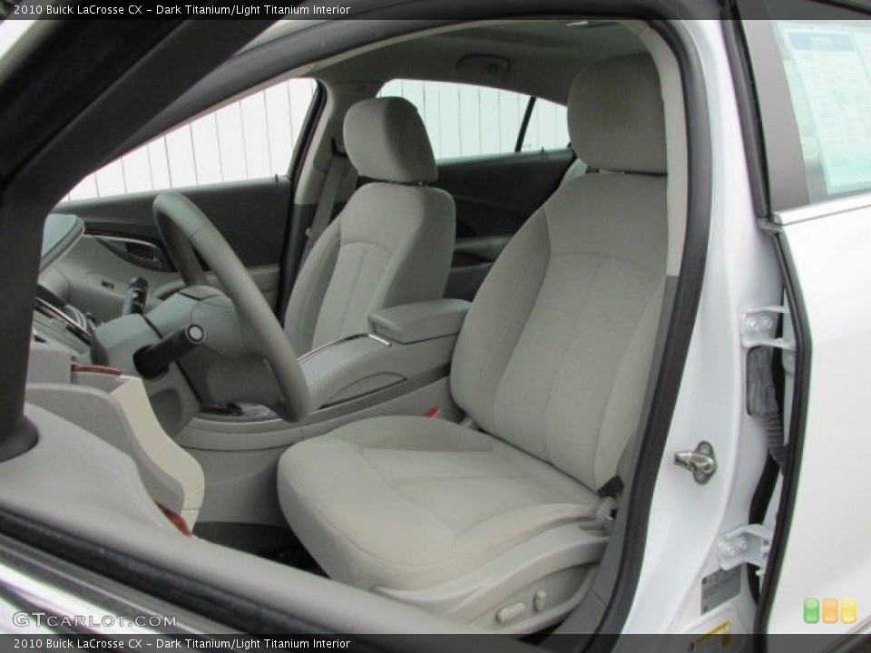 Dark Titanium/Light Titanium Interior Front Seat for the 2010 Buick LaCrosse CX #78253046