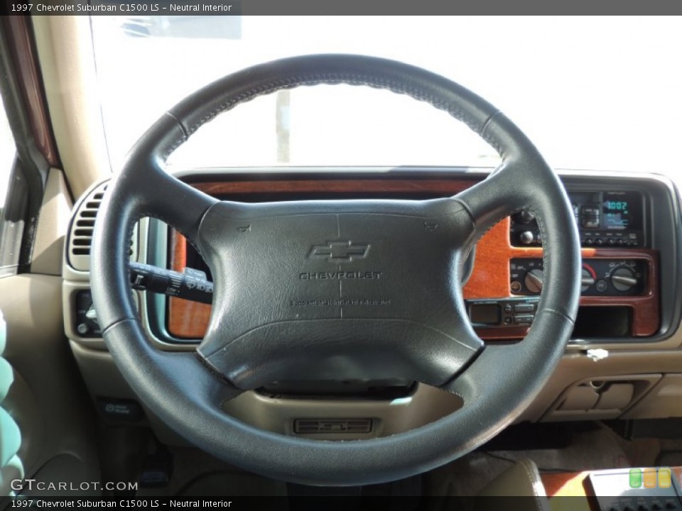Neutral Interior Steering Wheel for the 1997 Chevrolet Suburban C1500 LS #78253059