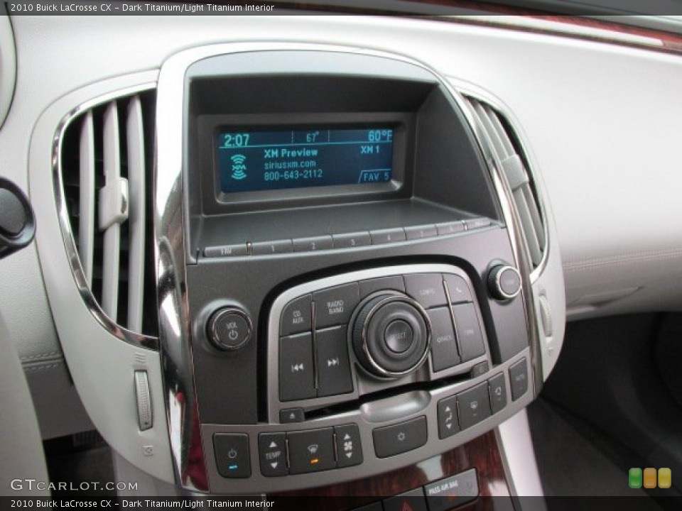 Dark Titanium/Light Titanium Interior Controls for the 2010 Buick LaCrosse CX #78253120