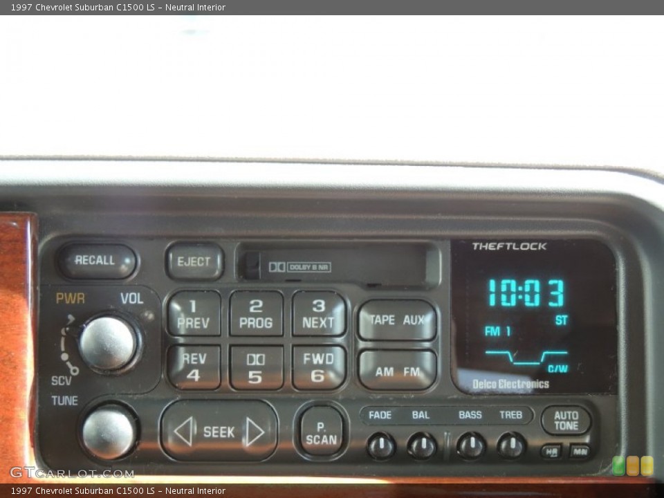Neutral Interior Audio System for the 1997 Chevrolet Suburban C1500 LS #78253145