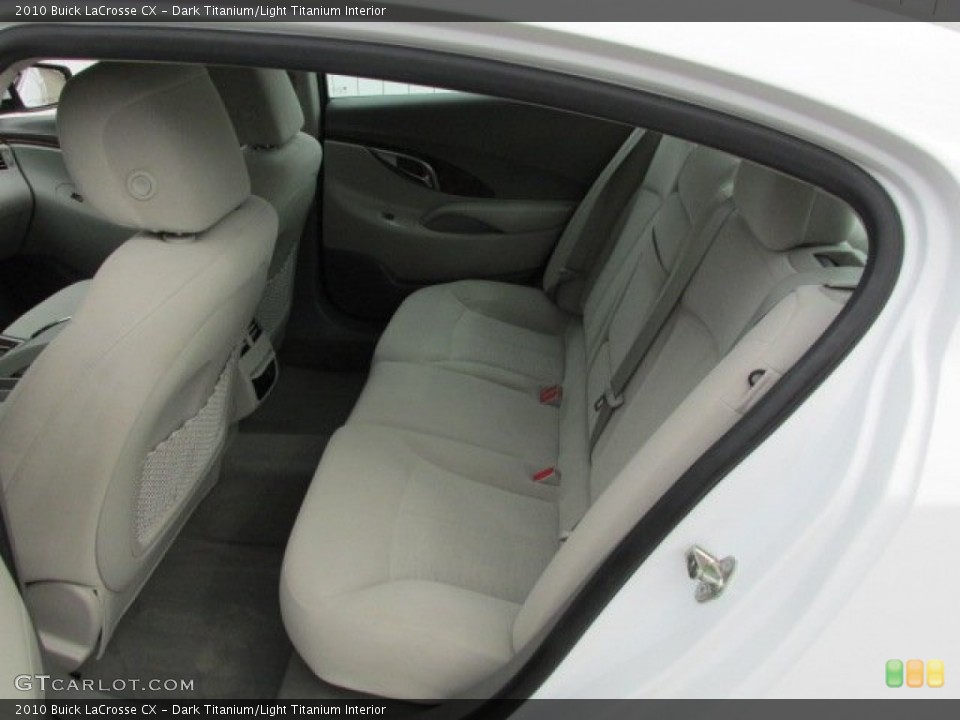 Dark Titanium/Light Titanium Interior Rear Seat for the 2010 Buick LaCrosse CX #78253174
