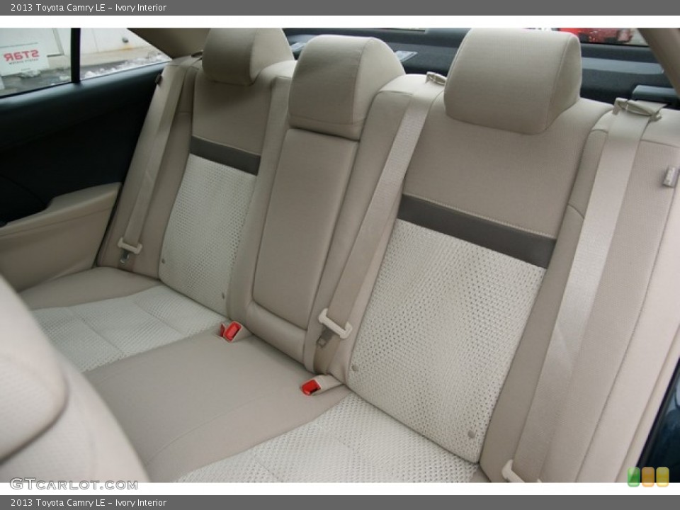 Ivory Interior Rear Seat for the 2013 Toyota Camry LE #78253555