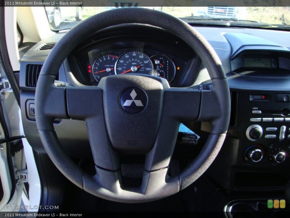 Black Interior Steering Wheel for the 2011 Mitsubishi Endeavor LS #78253561