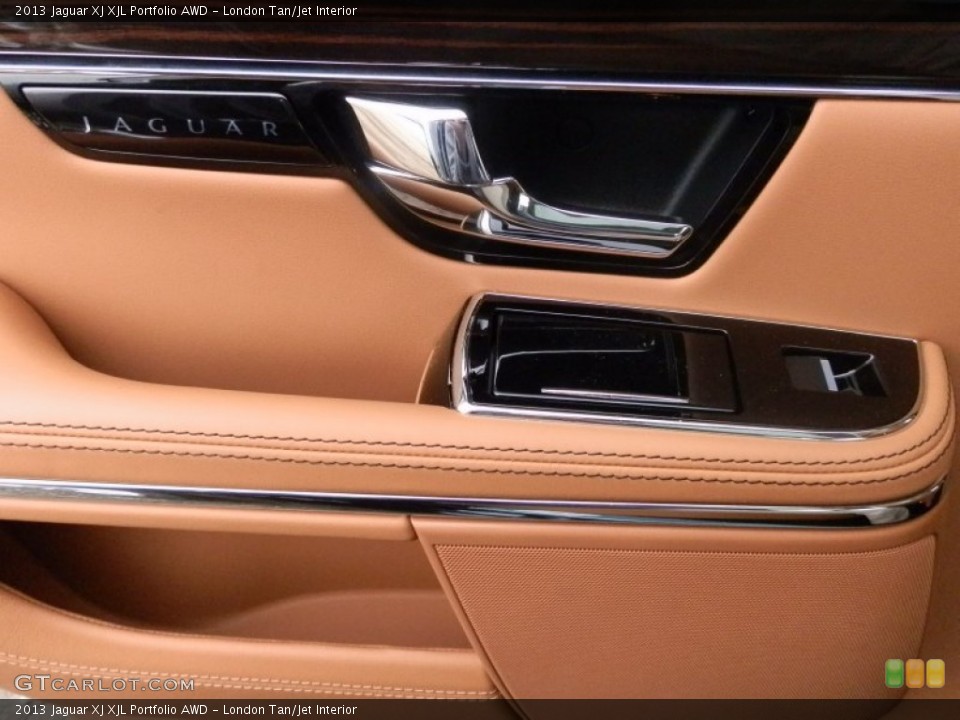 London Tan/Jet Interior Door Panel for the 2013 Jaguar XJ XJL Portfolio AWD #78254309