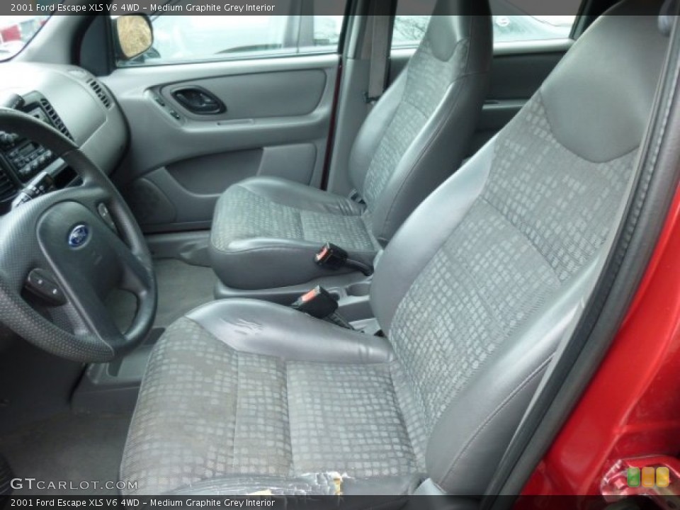 Medium Graphite Grey Interior Front Seat for the 2001 Ford Escape XLS V6 4WD #78254347