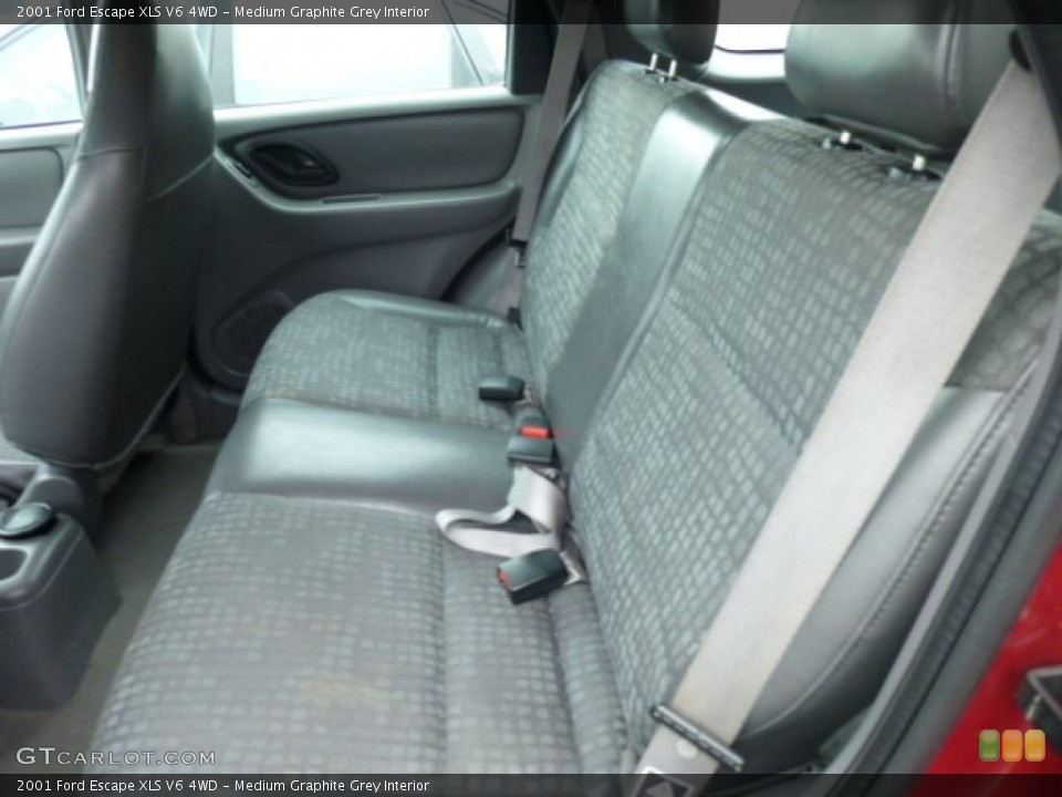 Medium Graphite Grey Interior Rear Seat for the 2001 Ford Escape XLS V6 4WD #78254360