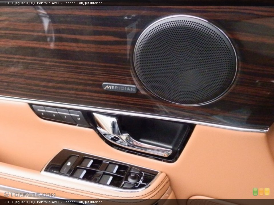 London Tan/Jet Interior Audio System for the 2013 Jaguar XJ XJL Portfolio AWD #78254378