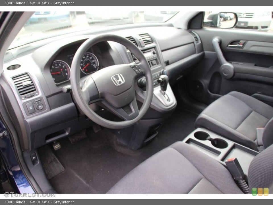 Gray Interior Prime Interior for the 2008 Honda CR-V LX 4WD #78254752