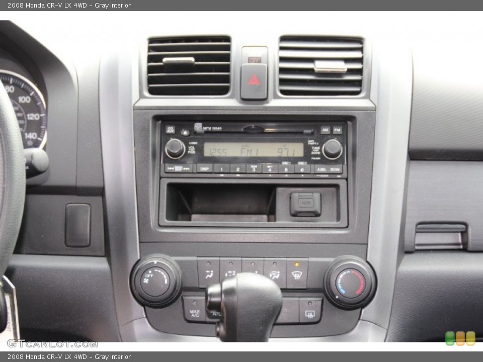 Gray Interior Controls for the 2008 Honda CR-V LX 4WD #78254800