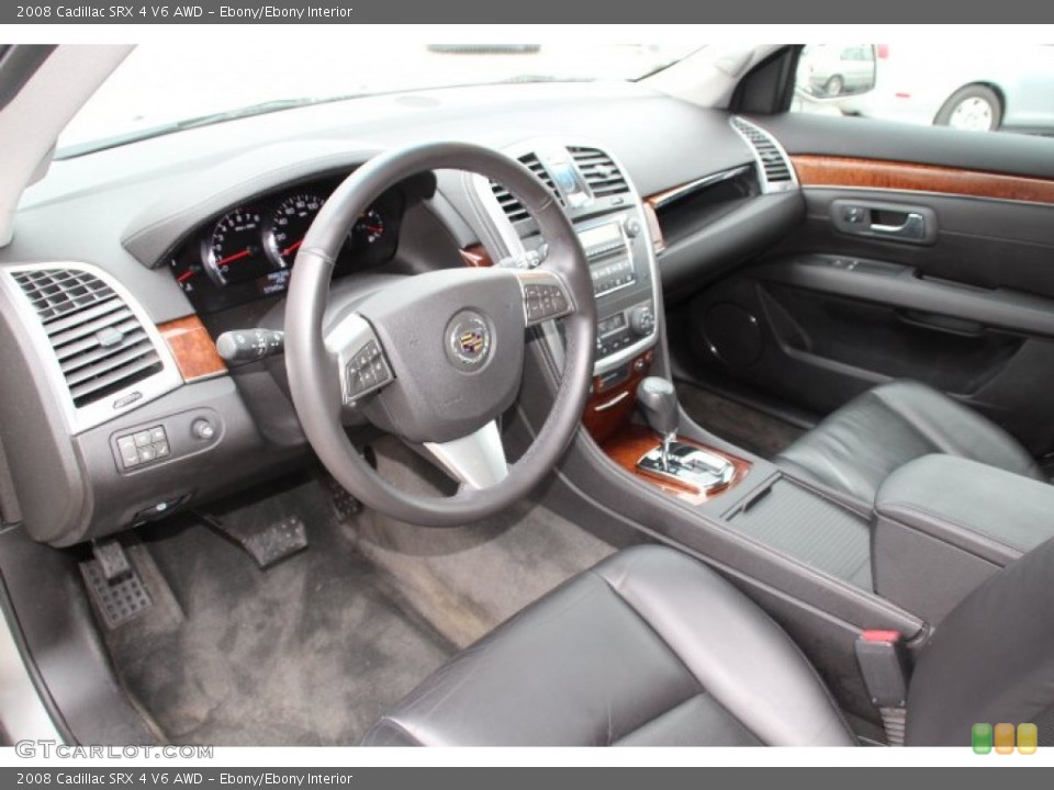 Ebony/Ebony 2008 Cadillac SRX Interiors