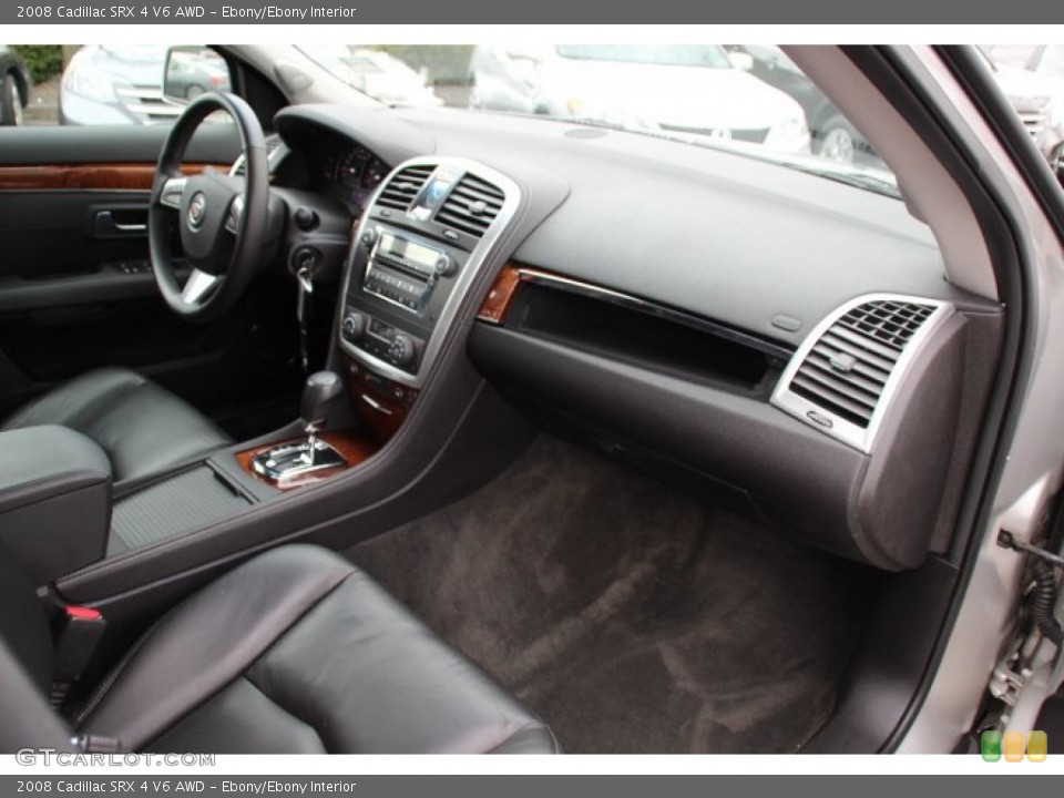 Ebony/Ebony Interior Dashboard for the 2008 Cadillac SRX 4 V6 AWD #78255328