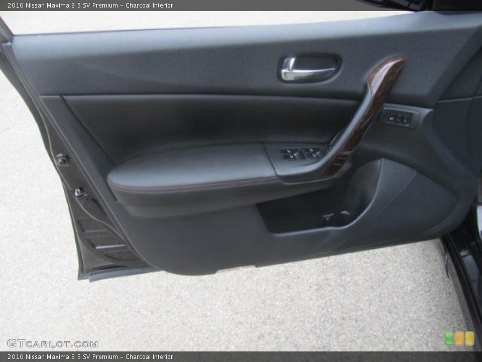 Charcoal Interior Door Panel for the 2010 Nissan Maxima 3.5 SV Premium #78255816