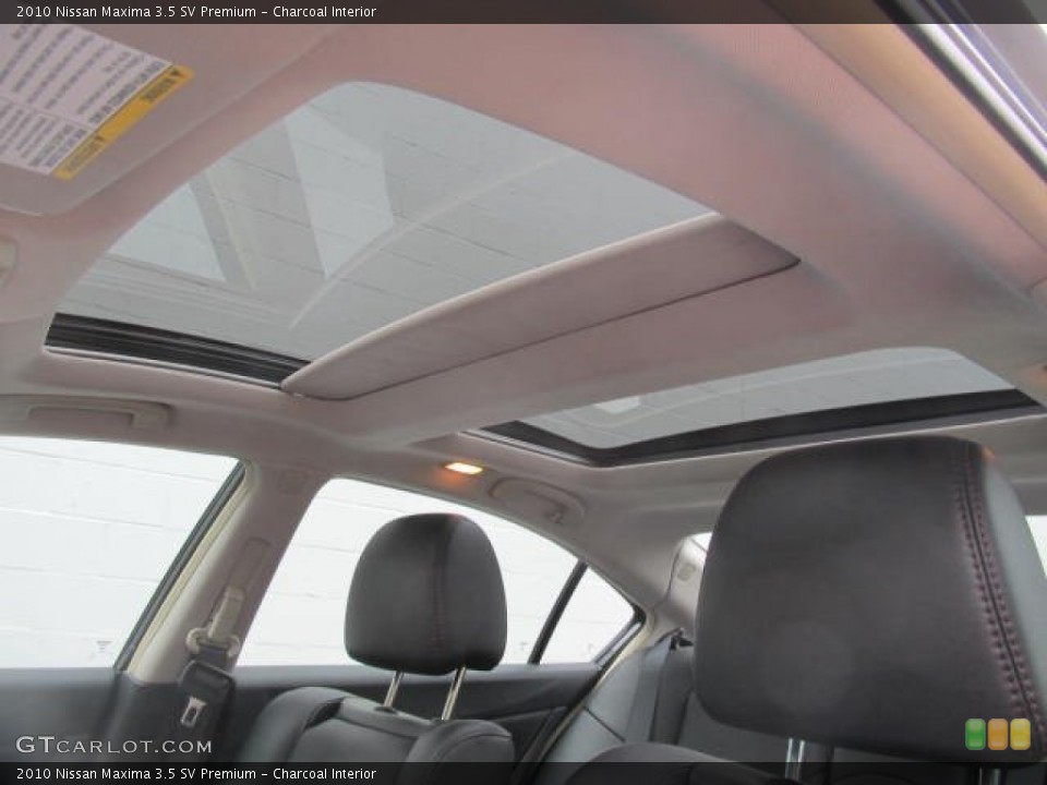 Charcoal Interior Sunroof for the 2010 Nissan Maxima 3.5 SV Premium #78255826