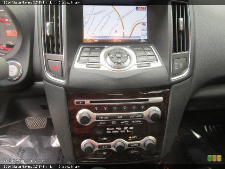 Charcoal Interior Controls for the 2010 Nissan Maxima 3.5 SV Premium #78255886