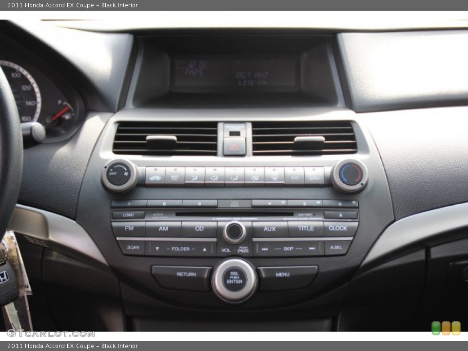 Black Interior Controls for the 2011 Honda Accord EX Coupe #78255934
