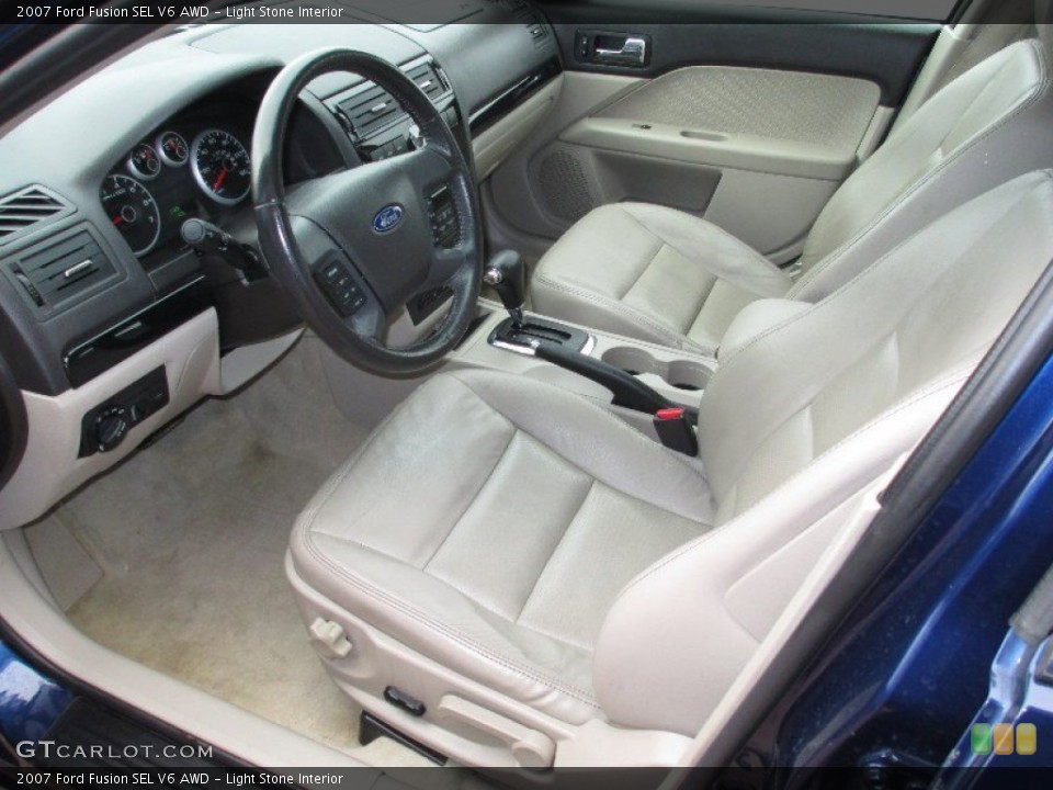 Light Stone Interior Prime Interior for the 2007 Ford Fusion SEL V6 AWD #78256720