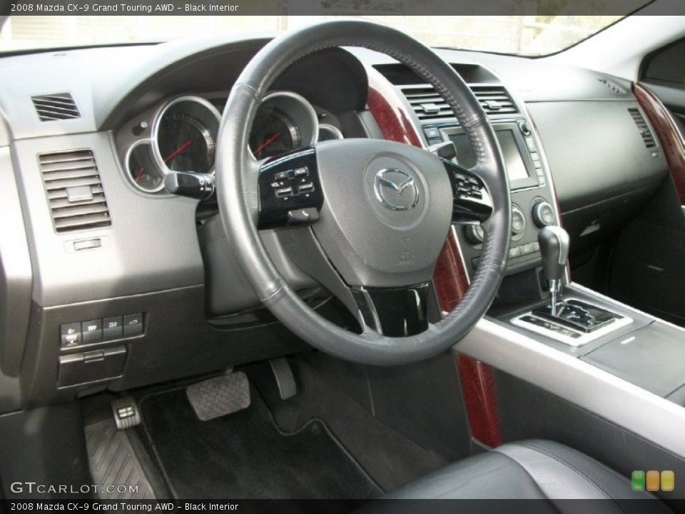 Black Interior Dashboard for the 2008 Mazda CX-9 Grand Touring AWD #78256952
