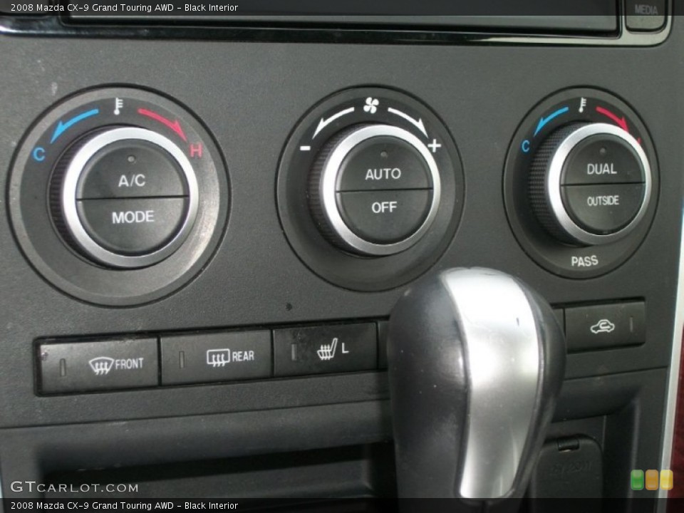 Black Interior Controls for the 2008 Mazda CX-9 Grand Touring AWD #78257116