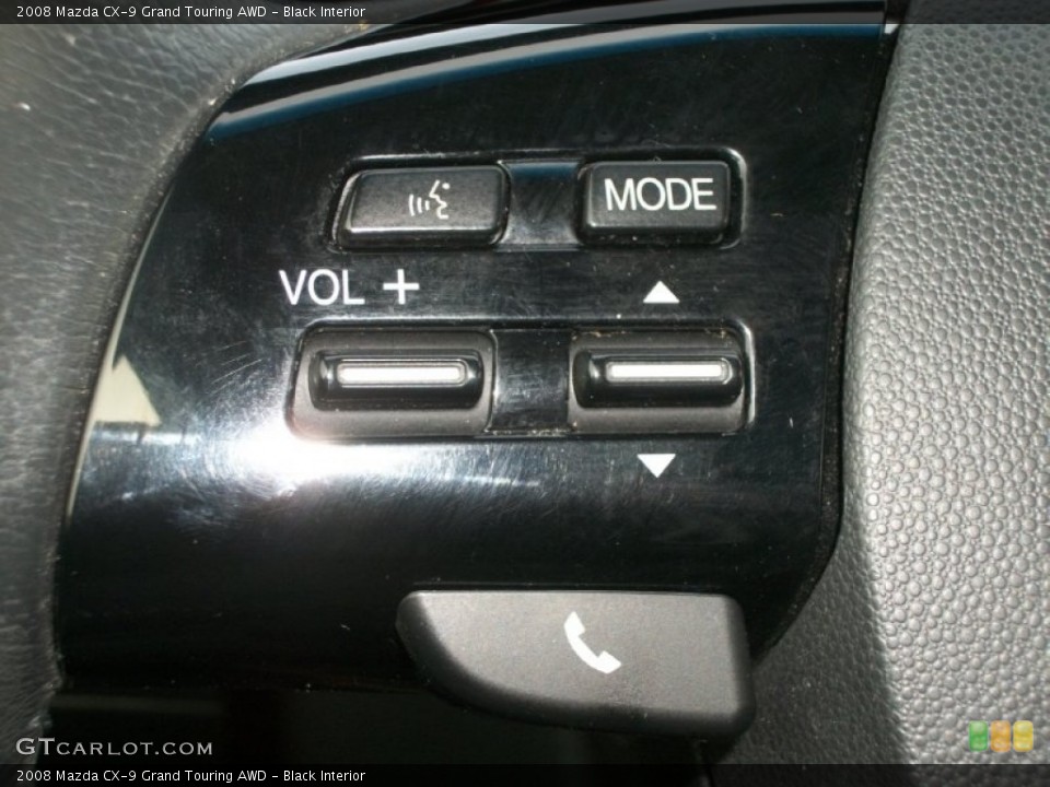 Black Interior Controls for the 2008 Mazda CX-9 Grand Touring AWD #78257188